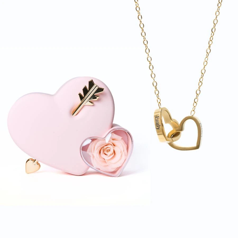 Coeur Éternelle & Collier Personnalisé