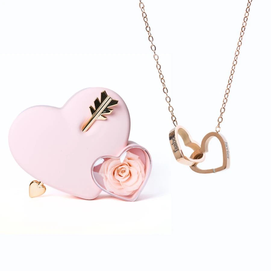 Coeur Éternelle & Collier Personnalisé
