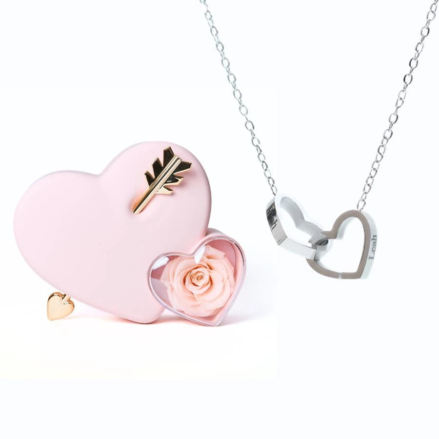 Coeur Éternelle & Collier Personnalisé