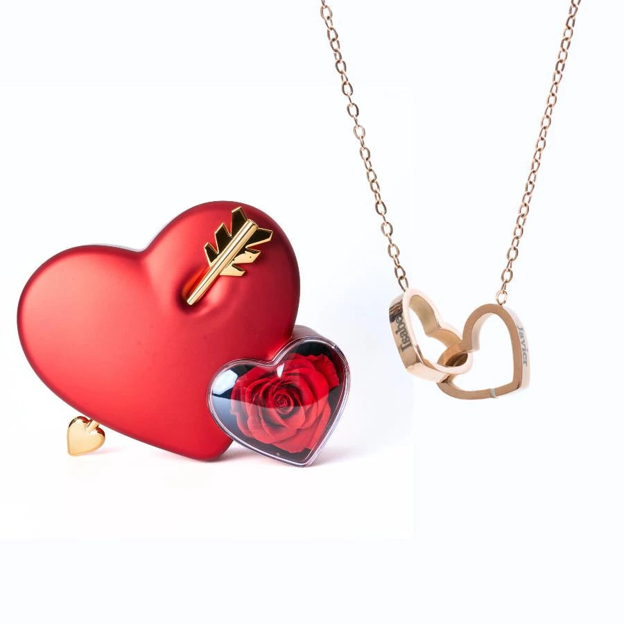 Coeur Éternelle & Collier Personnalisé