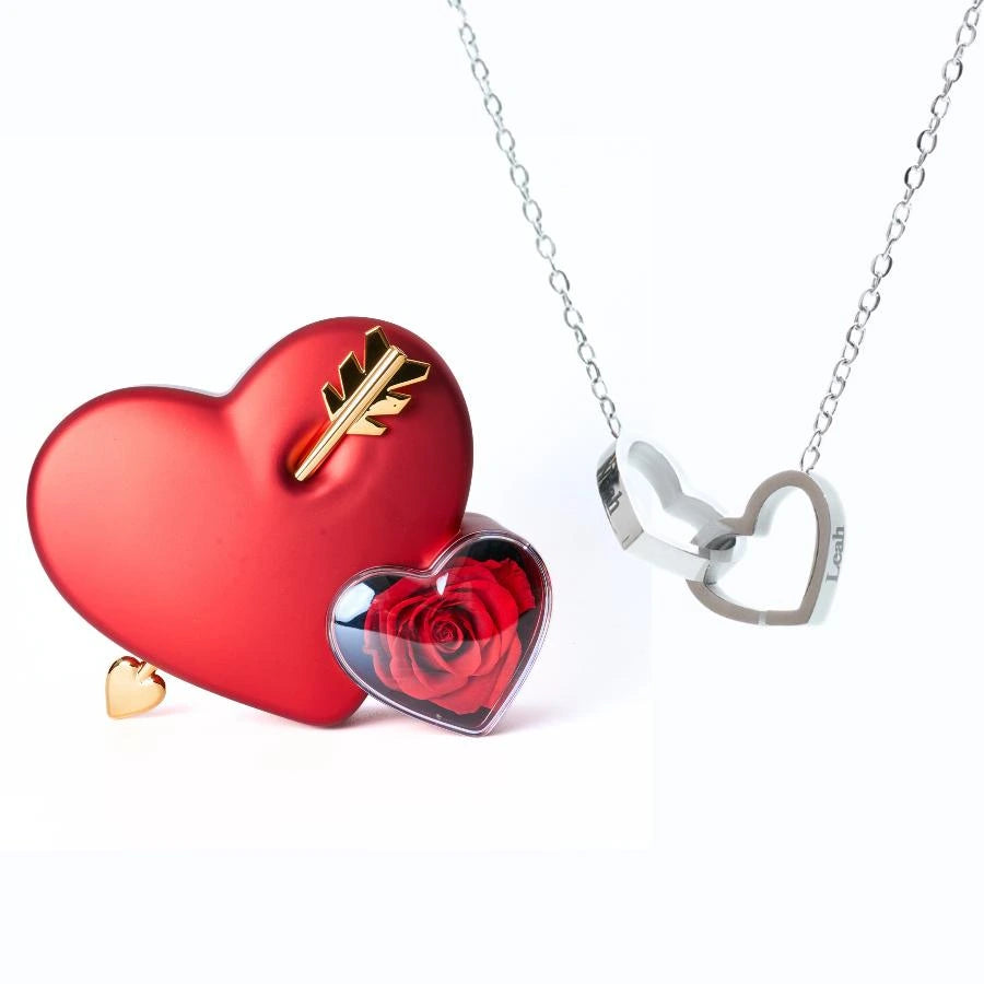 Coeur Éternelle & Collier Personnalisé