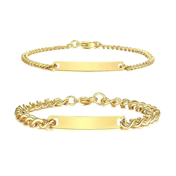Coffret Bracelet Couple Personnalisé