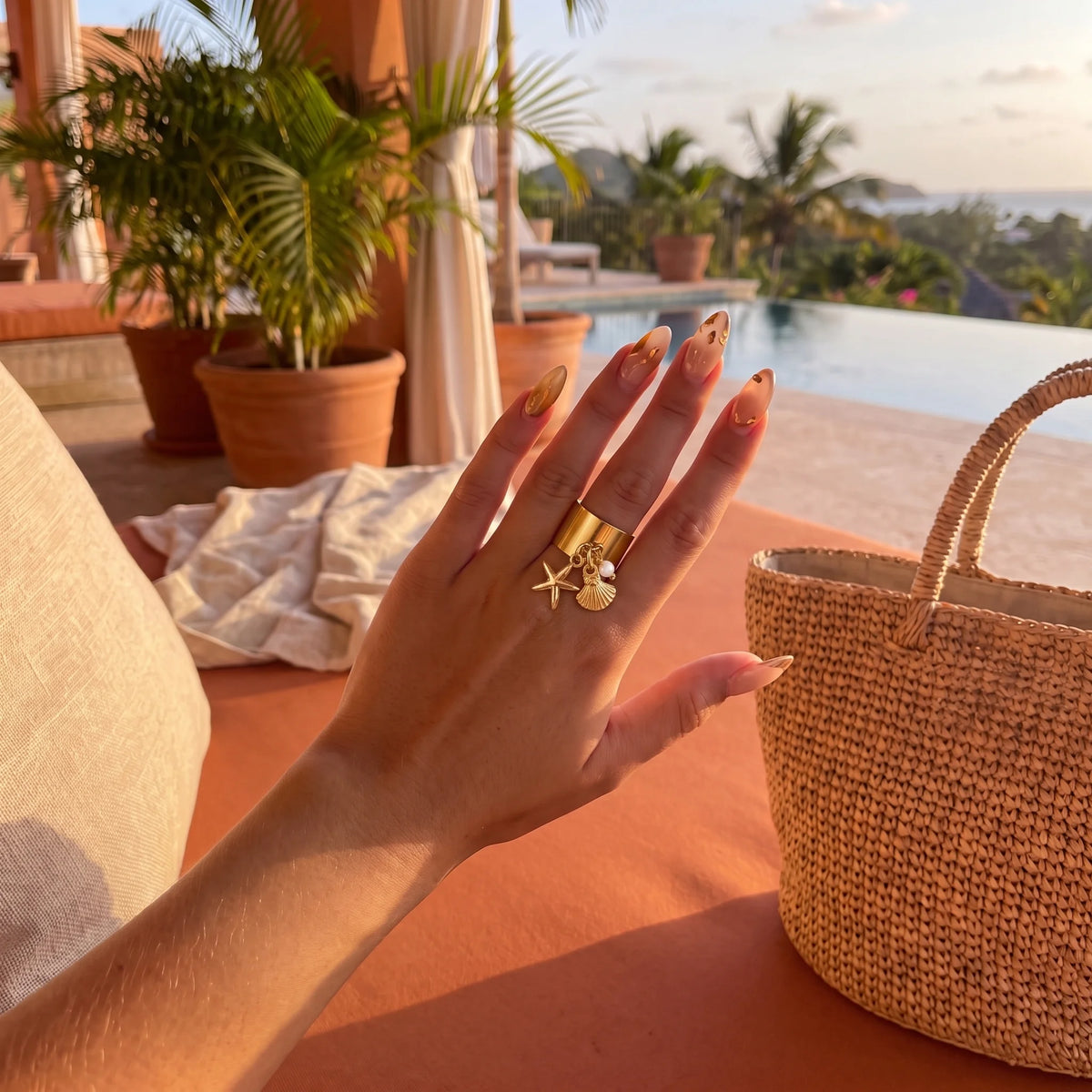 BAGUE "SHELL"