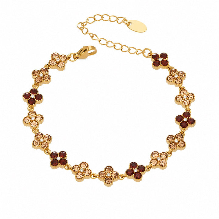 Bracelet Mila champagne, finition dorée